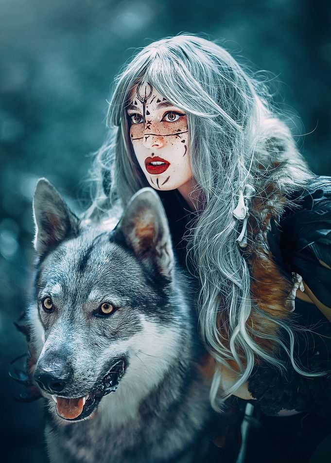 painting Wolf