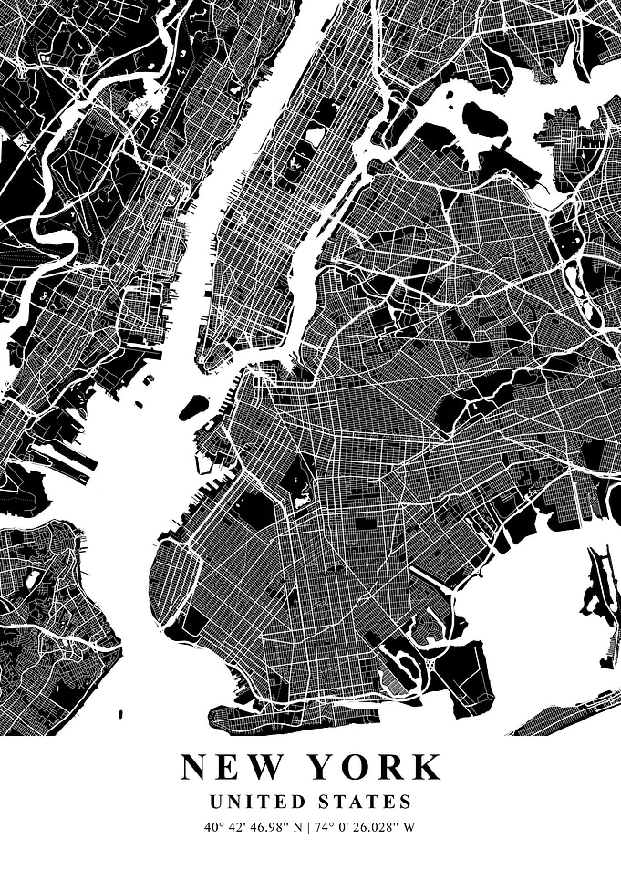 New York City Map USA