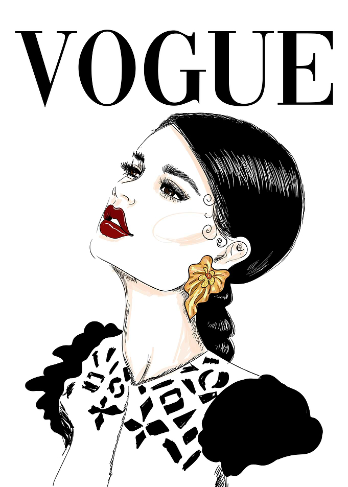 Vogue Cover Sexy Woman