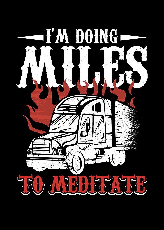 Trucker Funny Im Doing