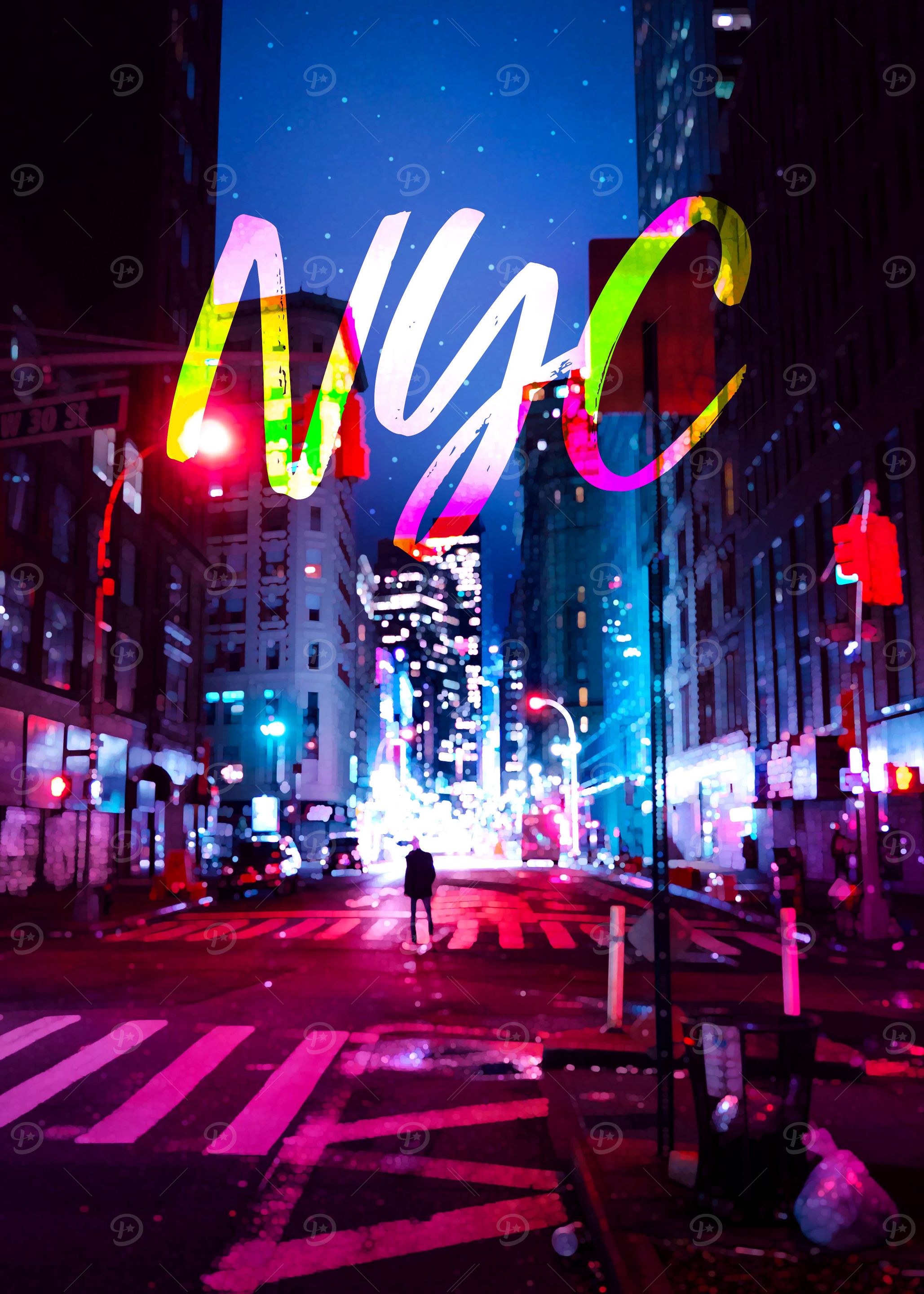 NYC Street Evening