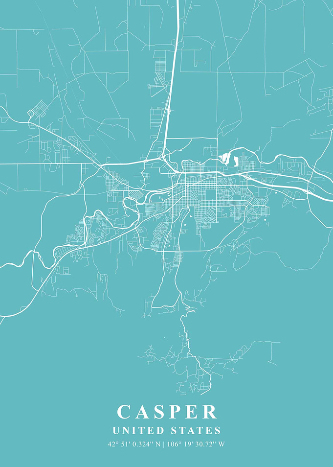 Casper Beach Plane Map