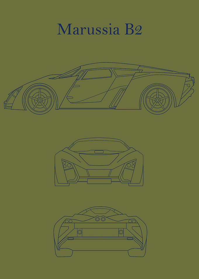 Marussia B2 Blueprint 2010