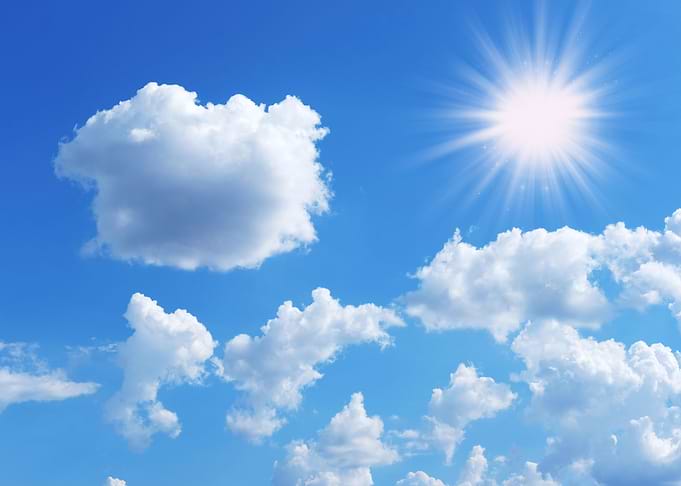 Sunny Sky Landscape