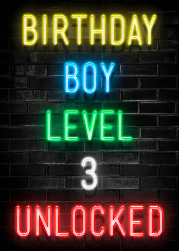 BIRTHDAY BOY LEVEL 3