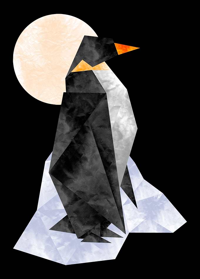 Origami penguin