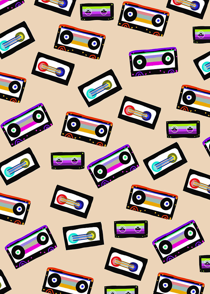 Rainbow Cassette Tapes 1