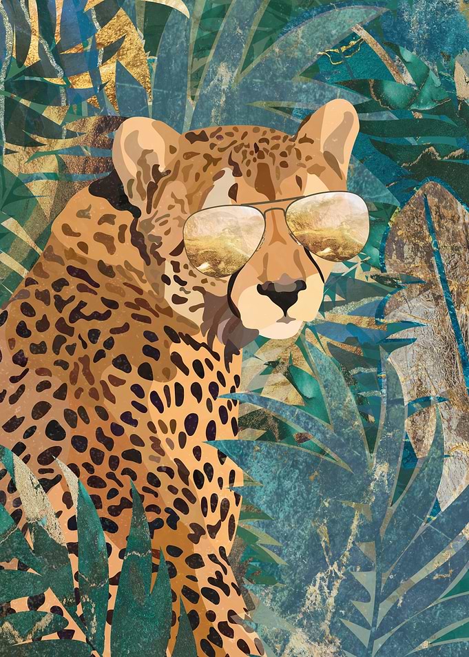 Cheetah in the jungle