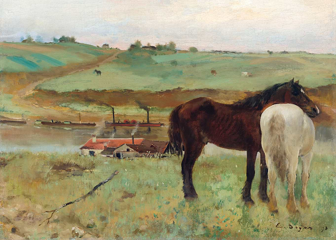 Horse in a Meadow 1871