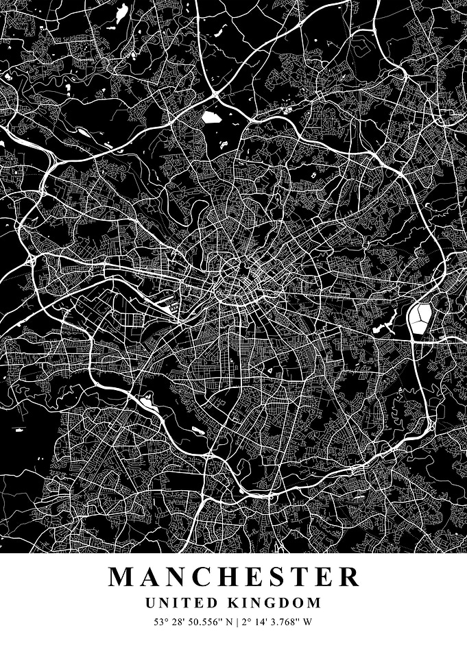 Manchester Map England