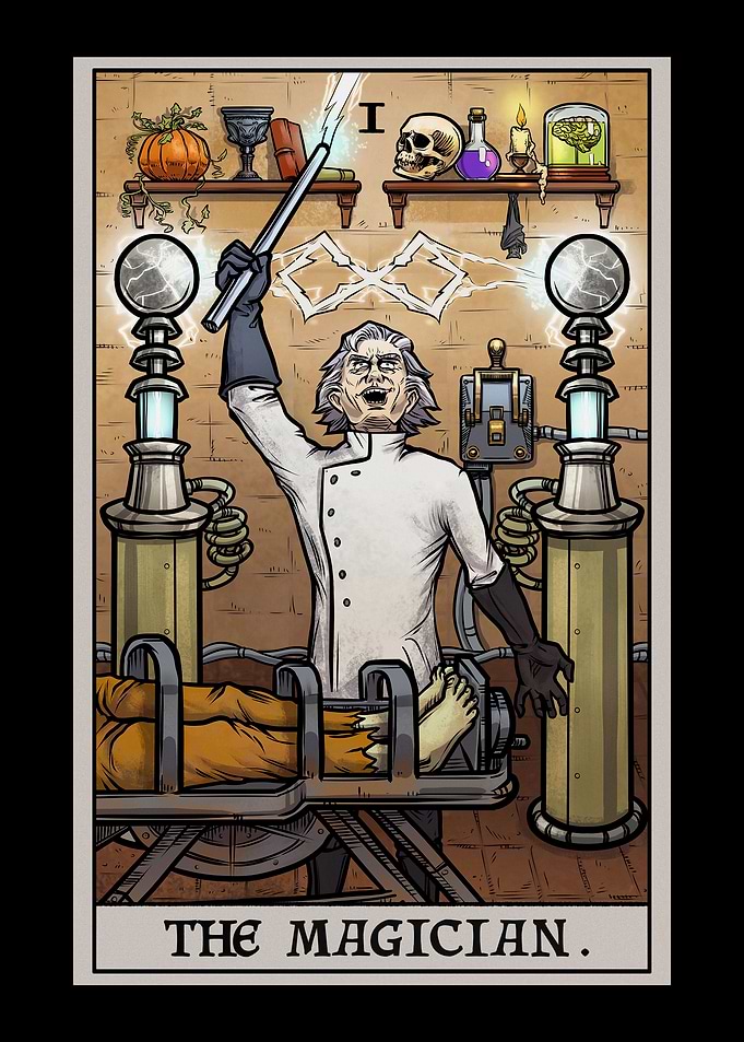The Magician Terror Tarot