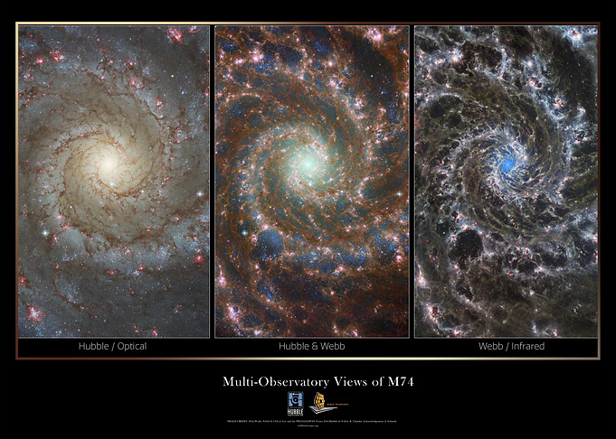 Multi Observatory View M74