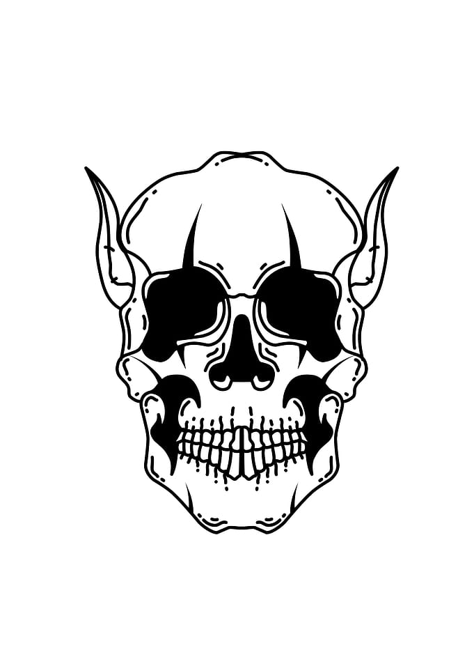 horn white