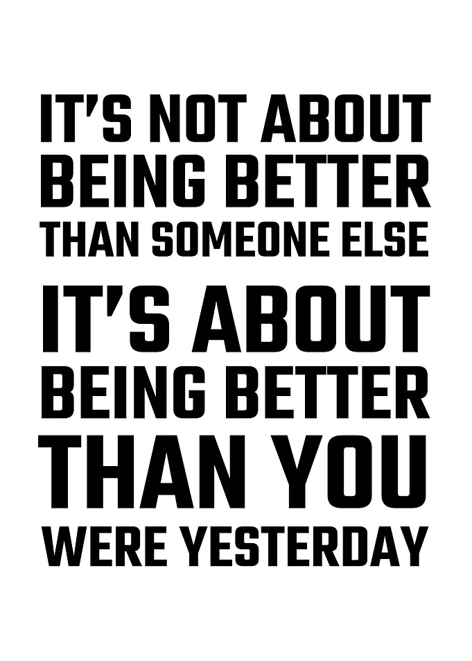 better than yesterday