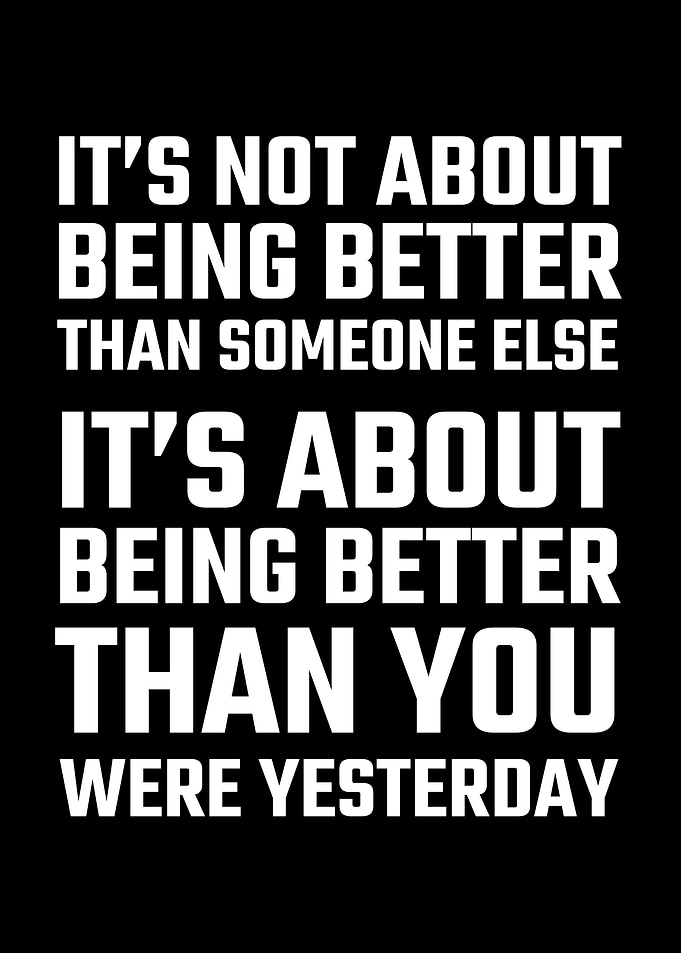 better than yesterday