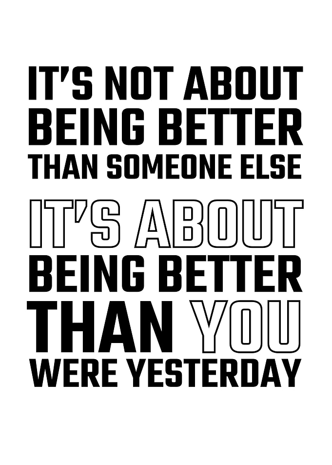 better than yesterday
