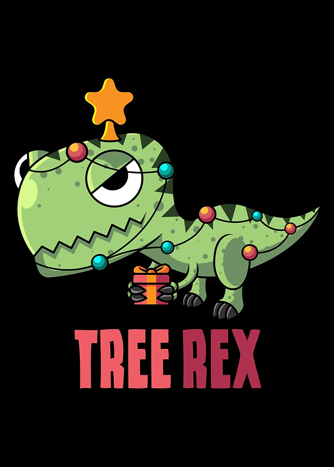 TRex Ugly Christmas Tree