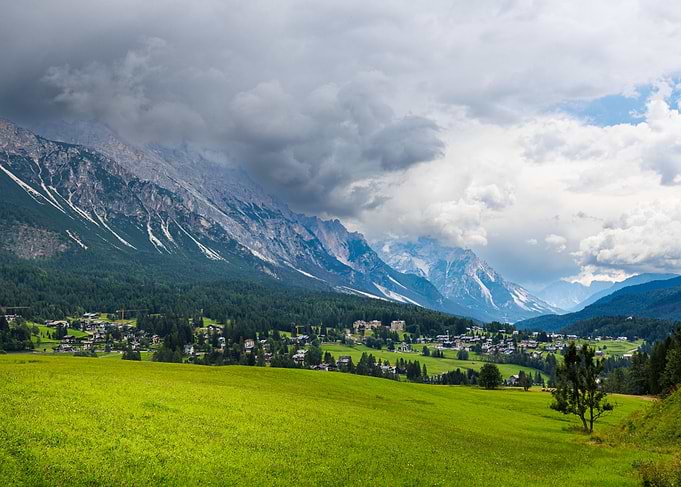 Landscape near Cortina