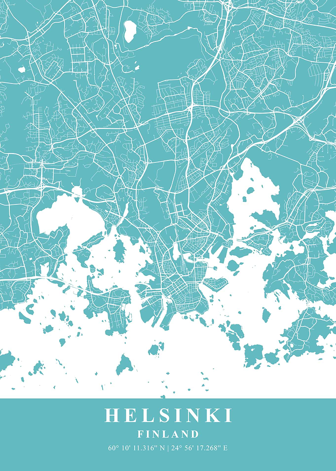 Helsinki Beach Plane Map