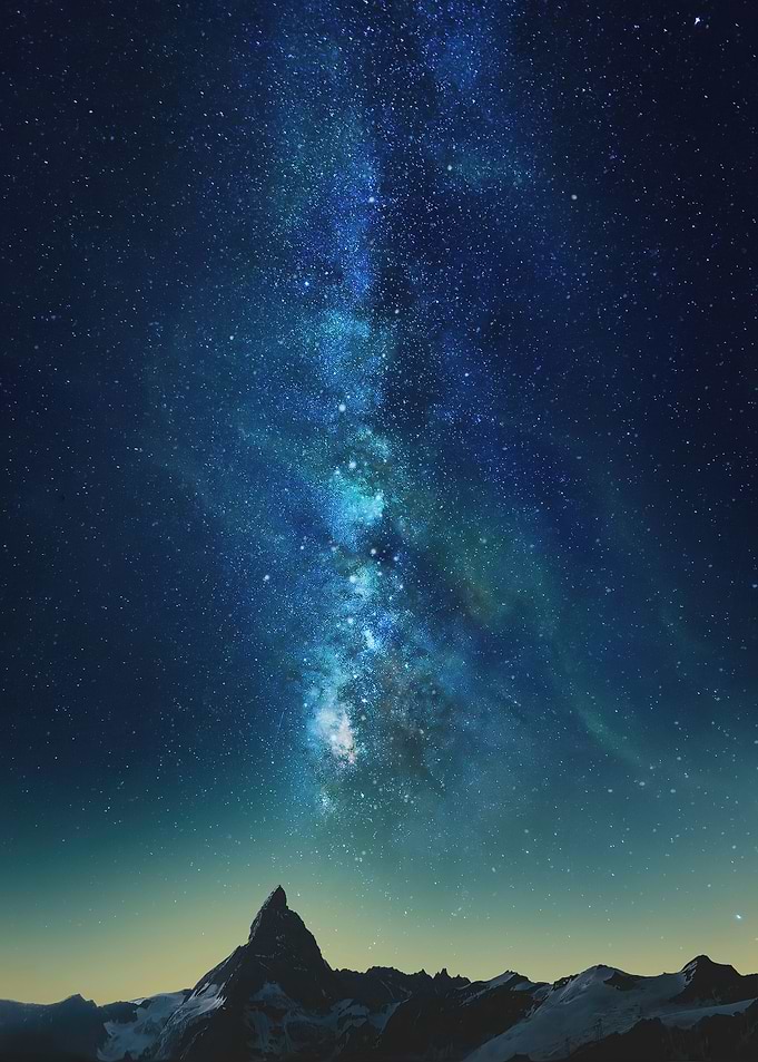 Cosmic horn mountain
