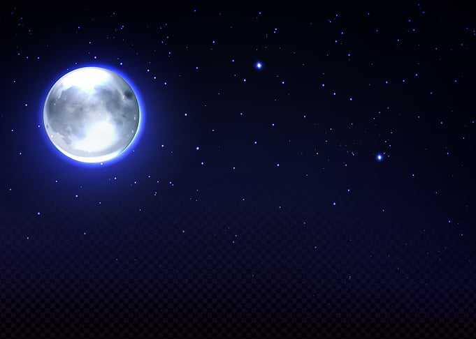 Moon in Space