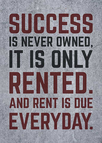 Success Is Never Owned