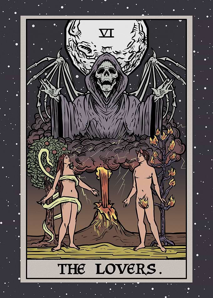 The Lovers Terror Tarot