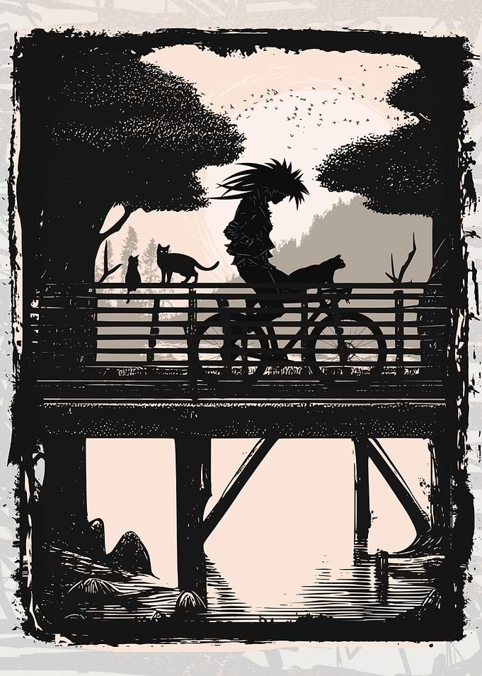 MTB and Fixie Punk Riders