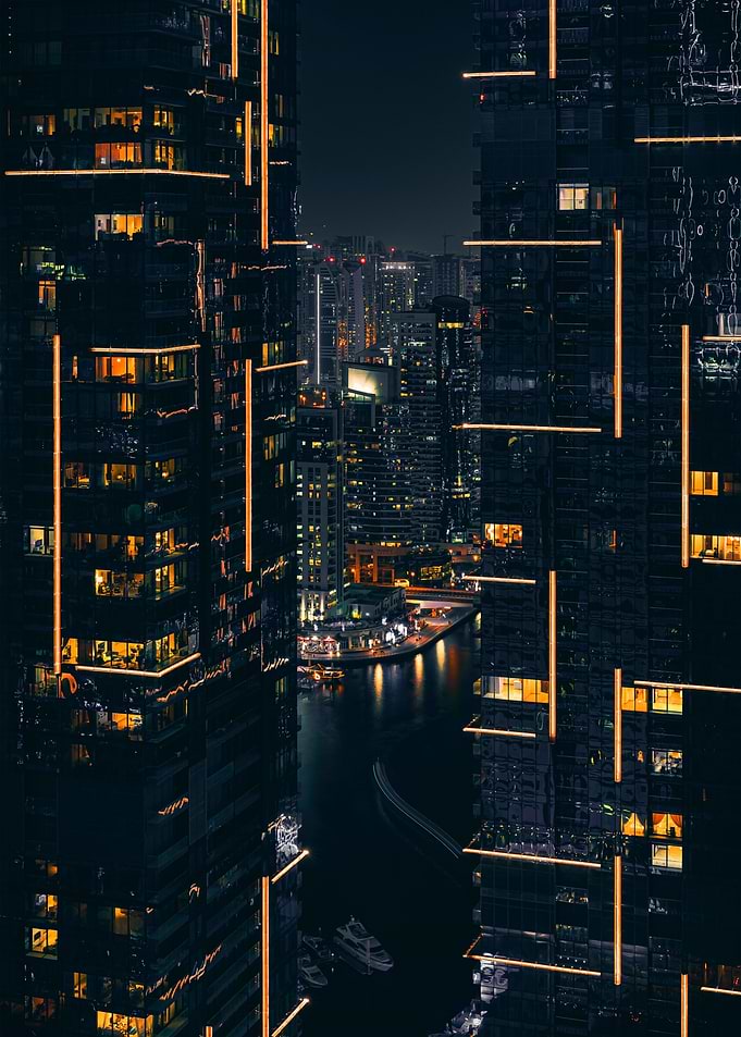 poster city light