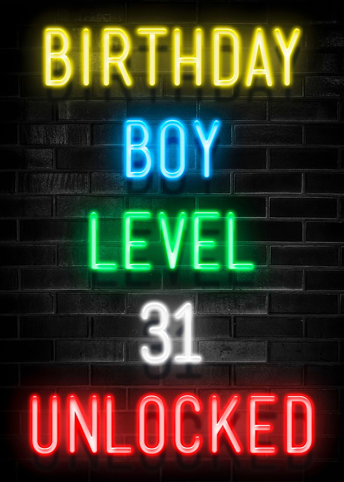 BIRTHDAY BOY LEVEL 31