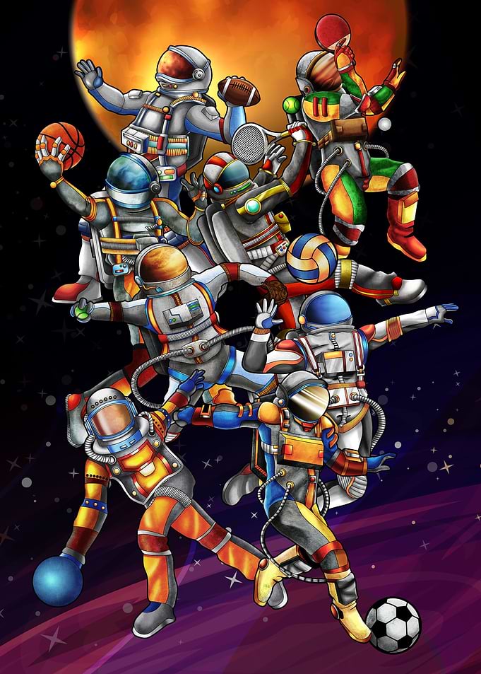 SPORTS IN SPACE