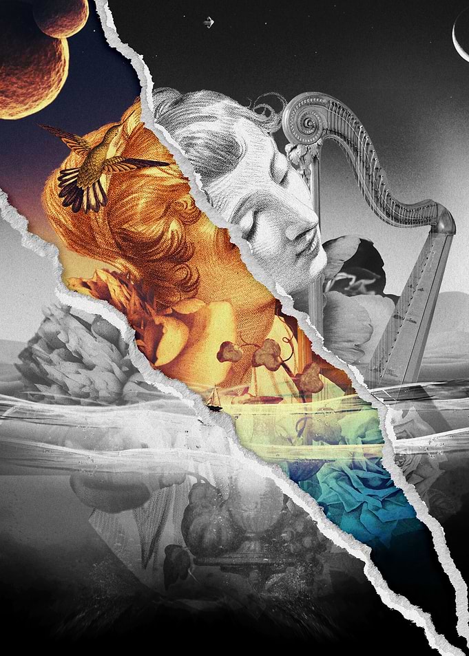 Venus in water old photo