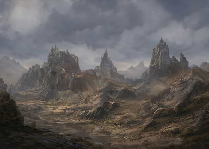 Barren wasteland
