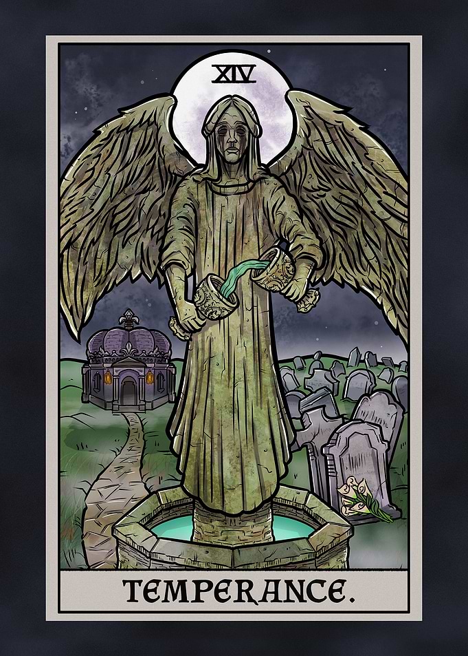 Temperance Terror Tarot