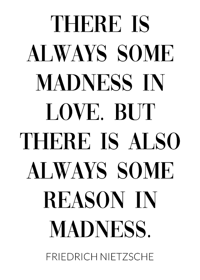 Love Madness Reason Quote