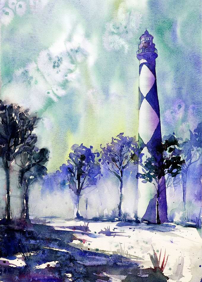 Lighthouse painting NC