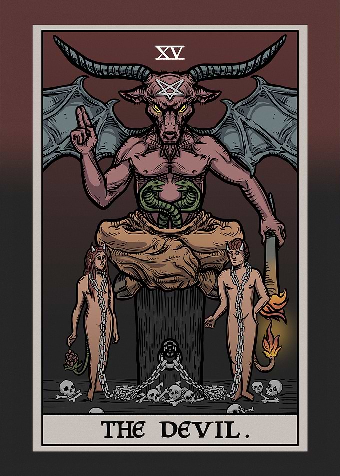 The Devil Terror Tarot