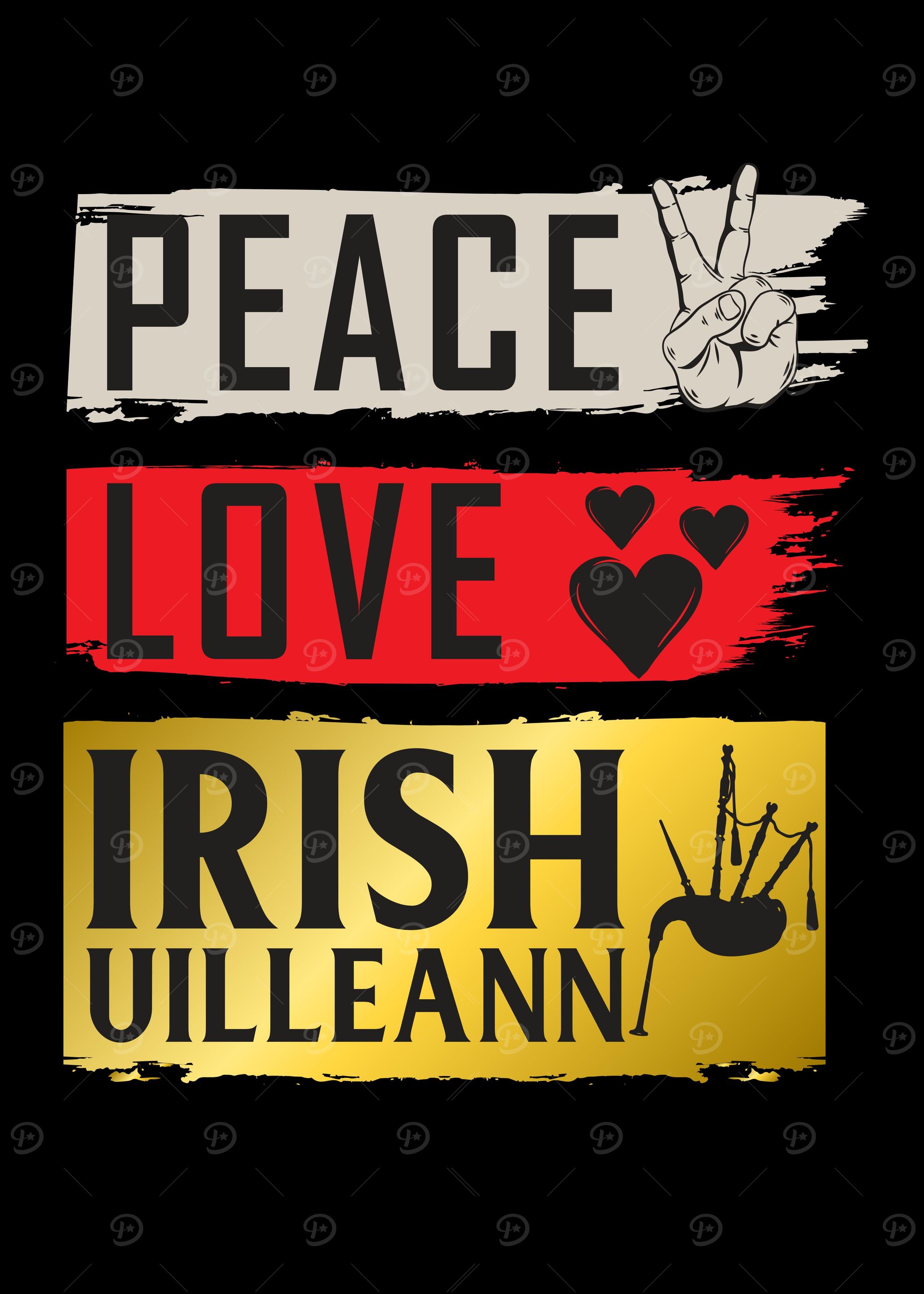 Peace Love Irish Uilleann