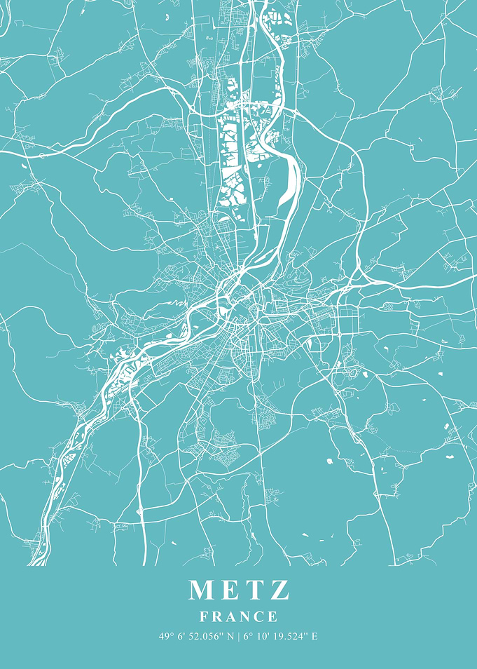 Metz Beach Plane Map