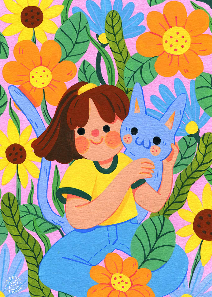 Blue Cat Friend