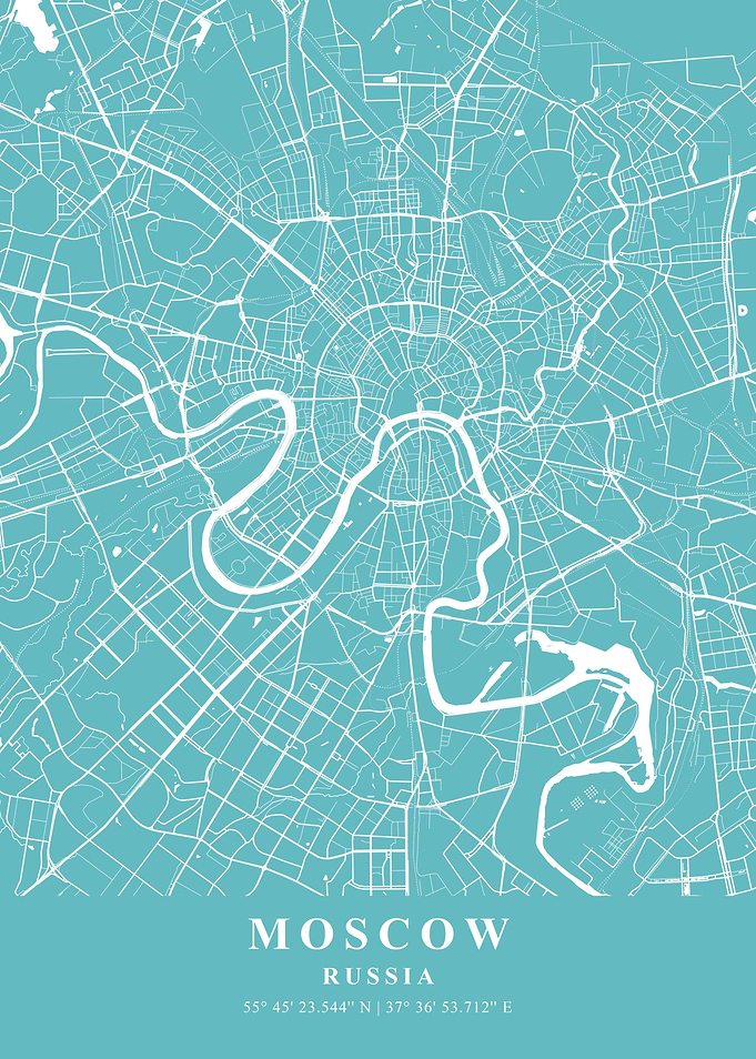 Moscow Beach Plane Map