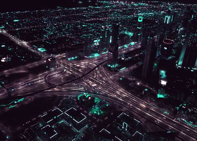 Dubai Night Syberpunk