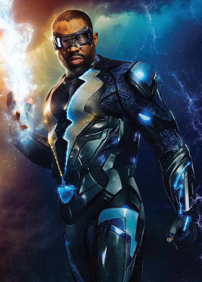 Black Lightning Superhero