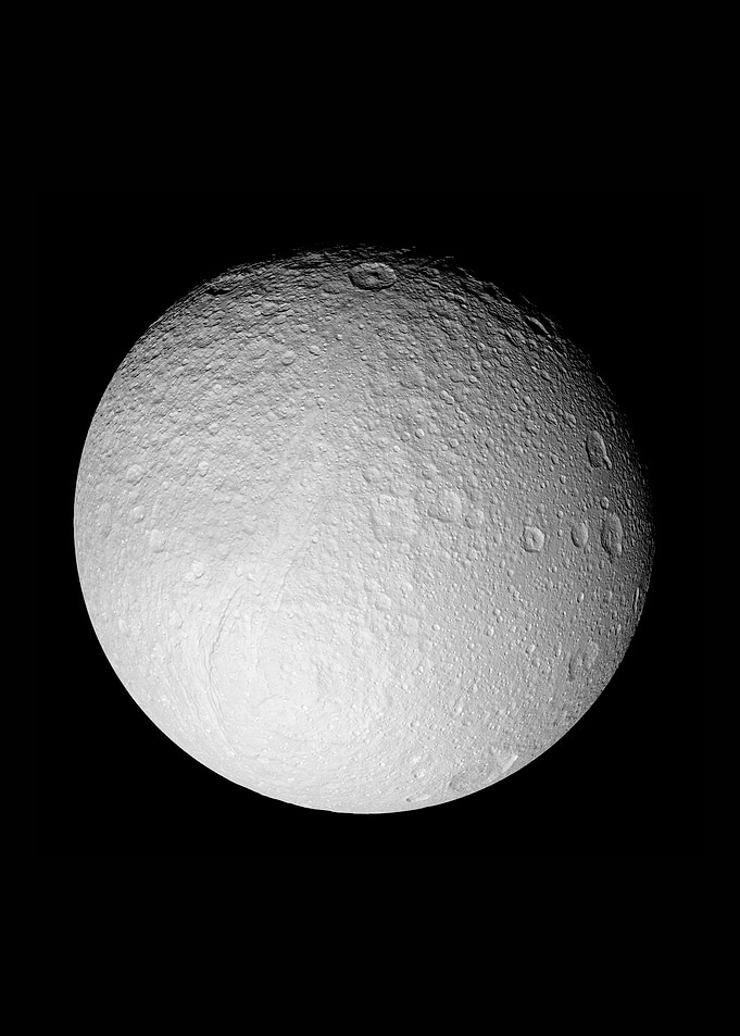 Saturns moon Tethys