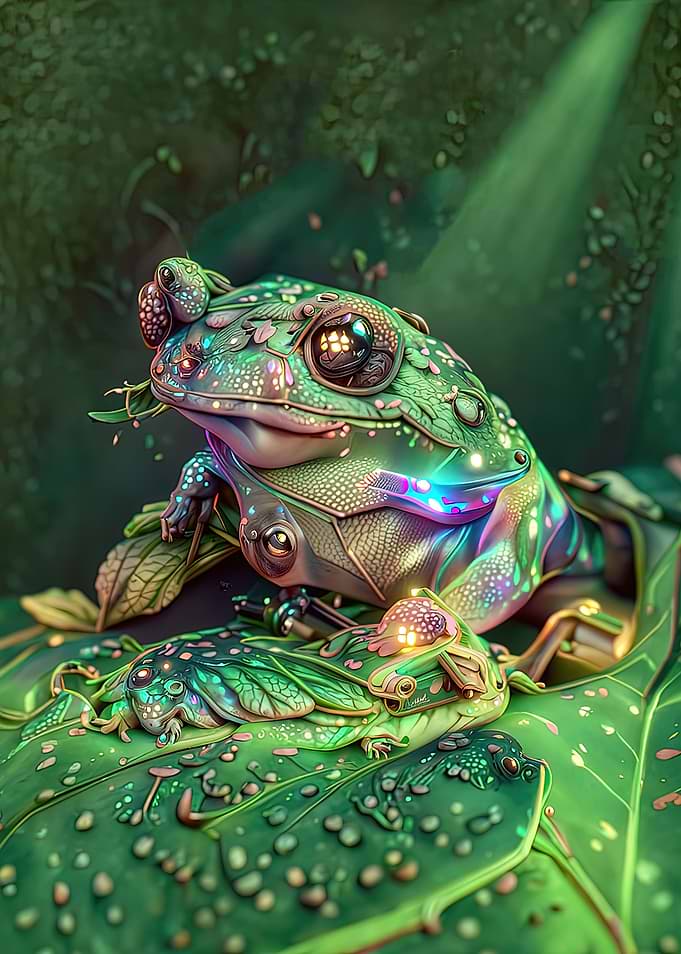 Crystallized Frog