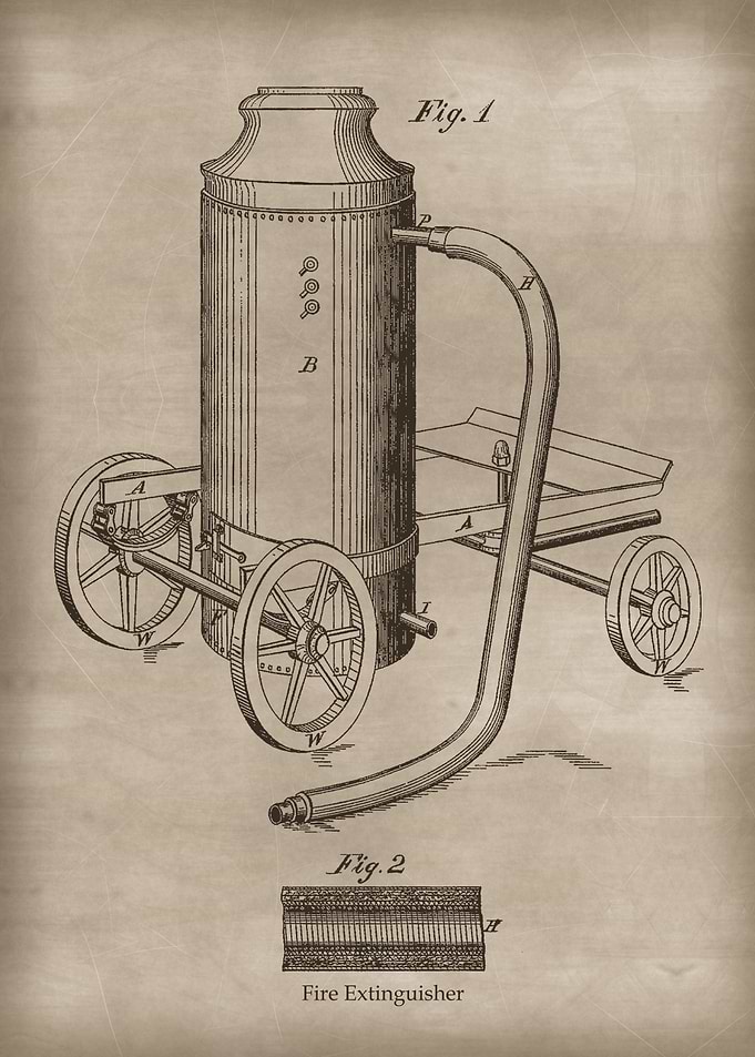 Vintage Fire Extinguisher