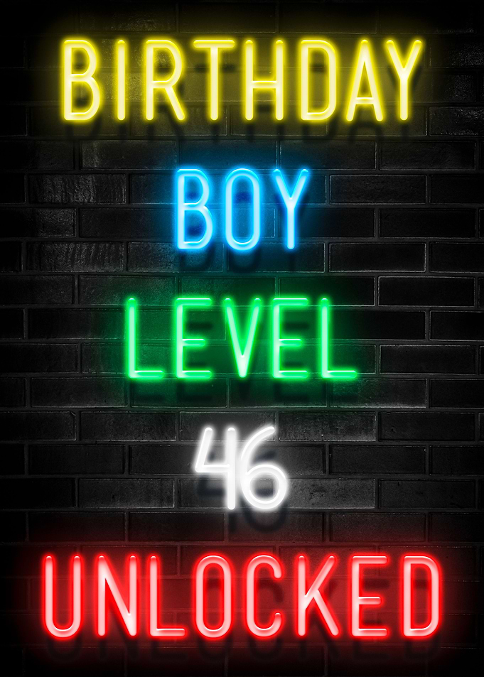 BIRTHDAY BOY LEVEL 46