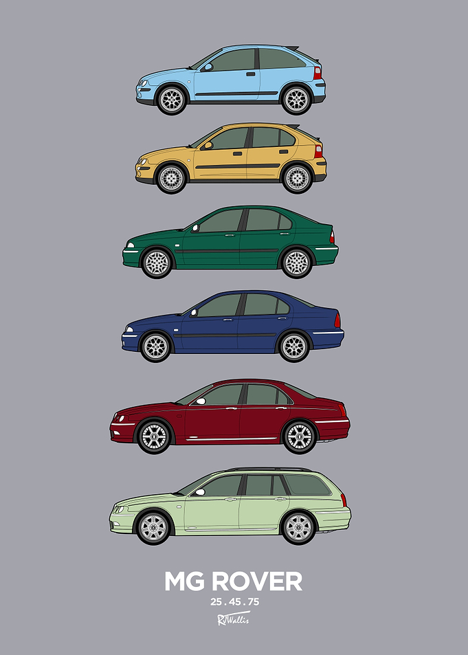 Rover 2001 Car Collection