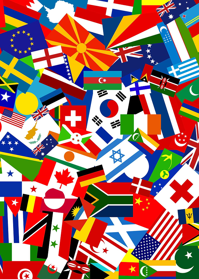 World Flag Collage