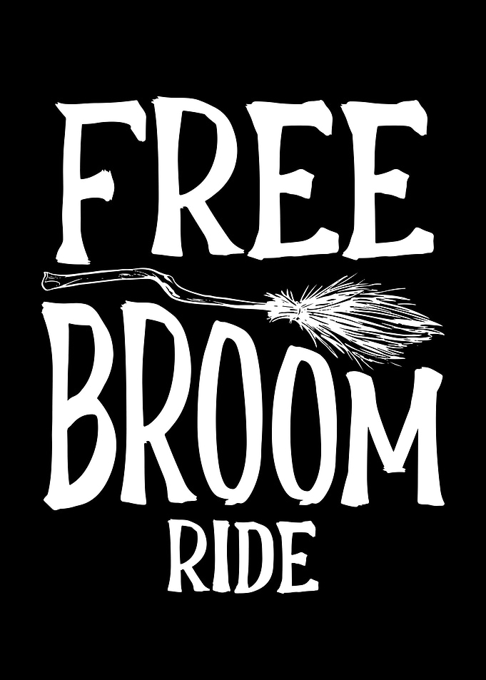 Free broom ride